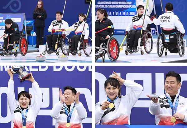 Cho Minkyong and Jeong Taeyeong Win World Wheelchair Mixed Doubles Curling Championship 2024