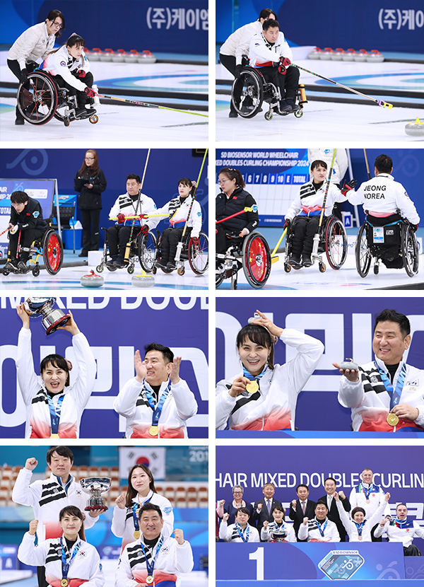 Cho Minkyong and Jeong Taeyeong Win World Wheelchair Mixed Doubles Curling Championship 2024